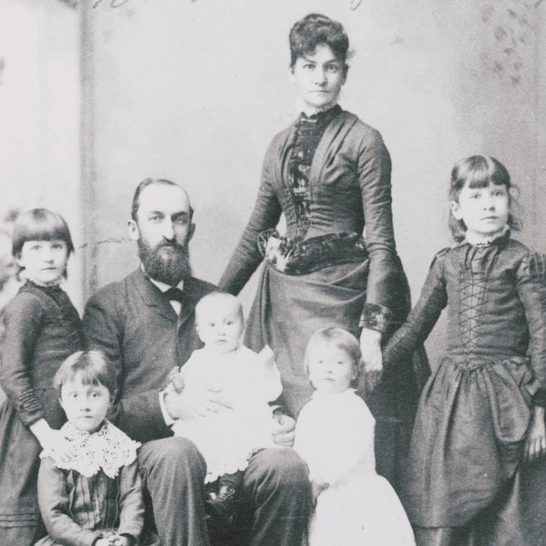 Heber, Lucy, and children